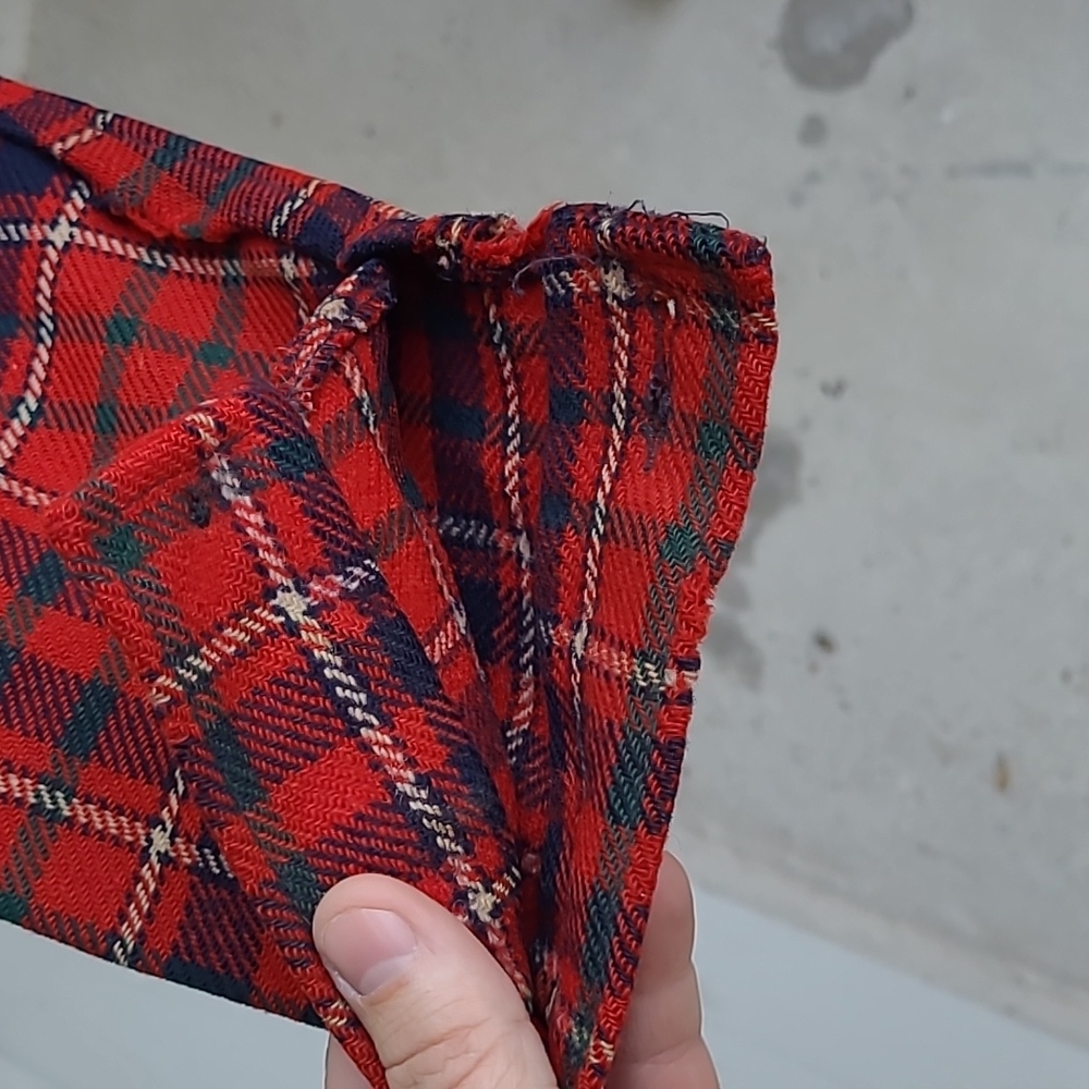 Pendleton Red Plaid Pure Virgin Wool Medium Mens … - image 6